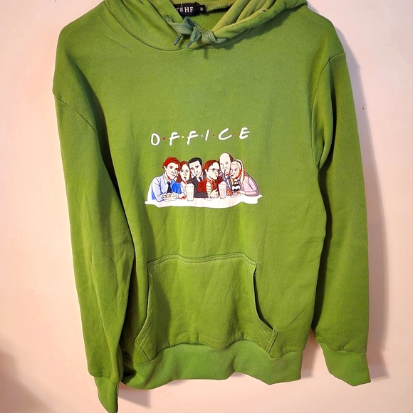 NWT The Office Green Unisex Collectible Merch Hoodie - Picture 1 of 6